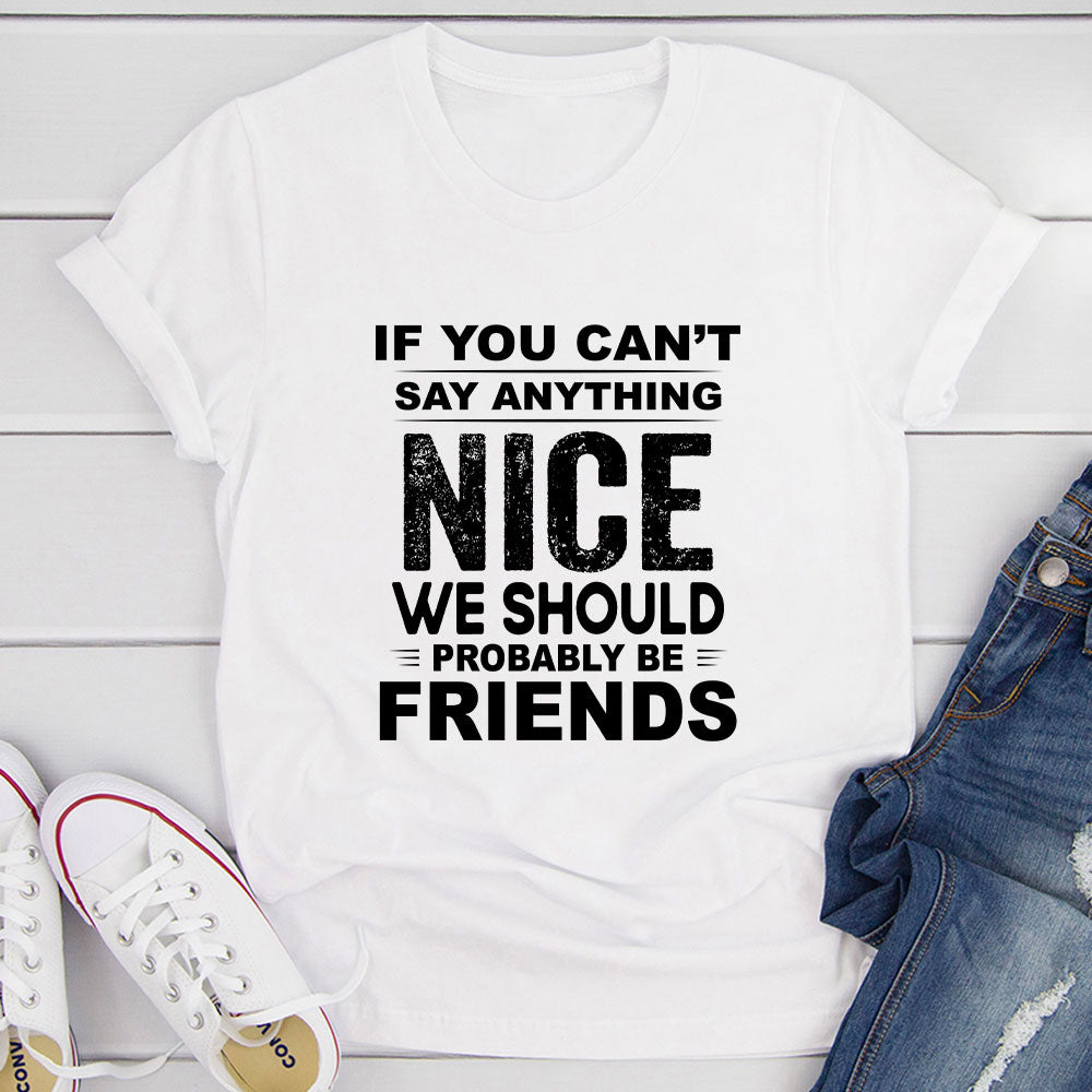 If You Can't Say Anything Nice T-Shirt